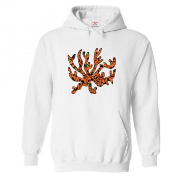 Halloween Coral Classic Unisex Kids and Adults Pullover Hoodie				 									 									